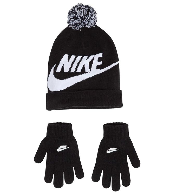 Microbe Geometri PEF Nike Hue/Handsker - Strik - Swoosh - Sort » Fri fragt i Danmark