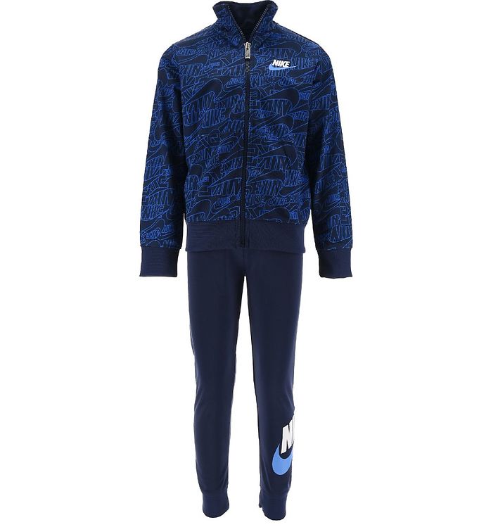 Nike Træningssæt - Cardigan/Bukser - Read - Midnight Navy