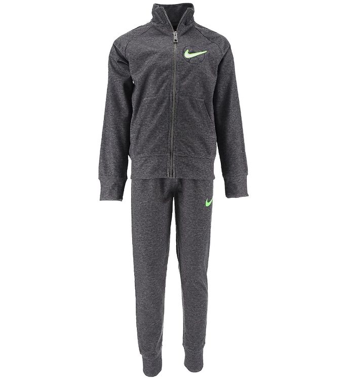 Nike Træningssæt - Cardigan/Bukser - My First - Carbon Heather