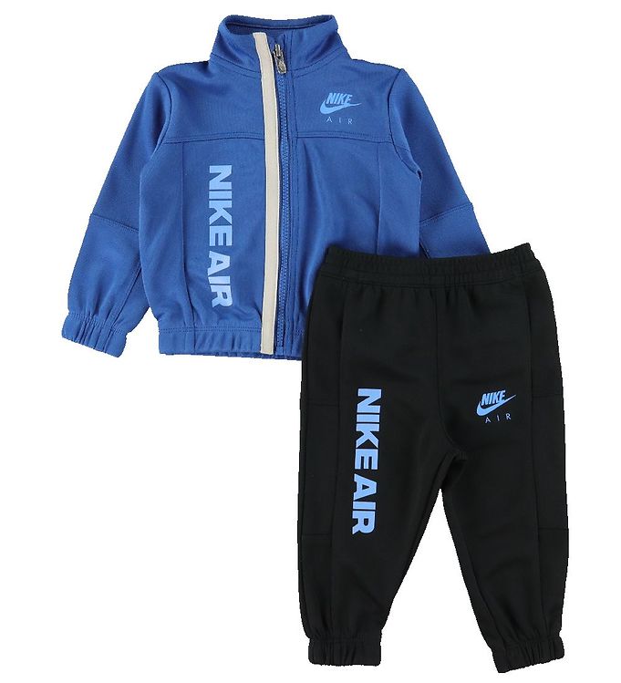 8: Nike Træningssæt- Cardigan/Bukser - Air - Marina Blue