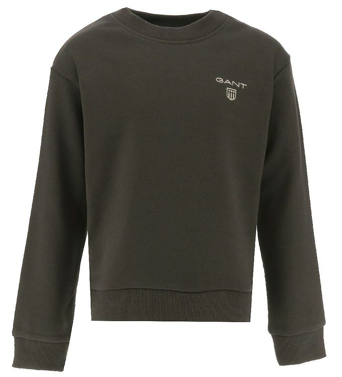 GANT Sweatshirt  Contrast Shield  Dark Graphite