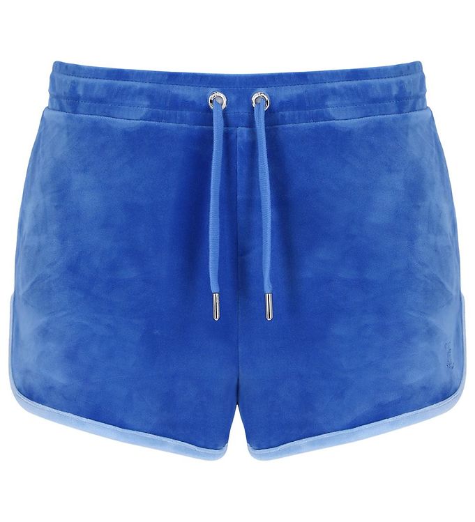 Image of Juicy Couture Shorts - Velour - Ultramarine - XS - Xtra Small - Juicy Couture - Teen Shorts (266157-3458704)