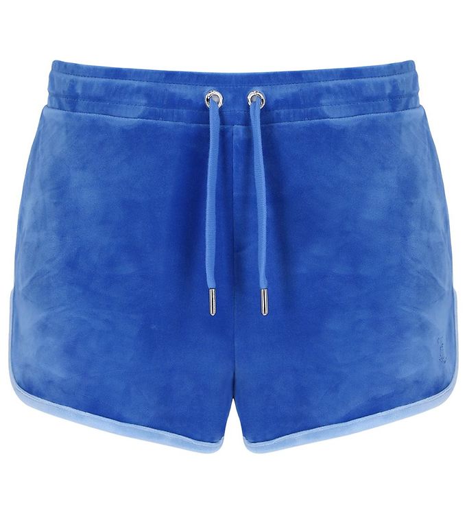 Juicy Couture Shorts Velour Ultramarine