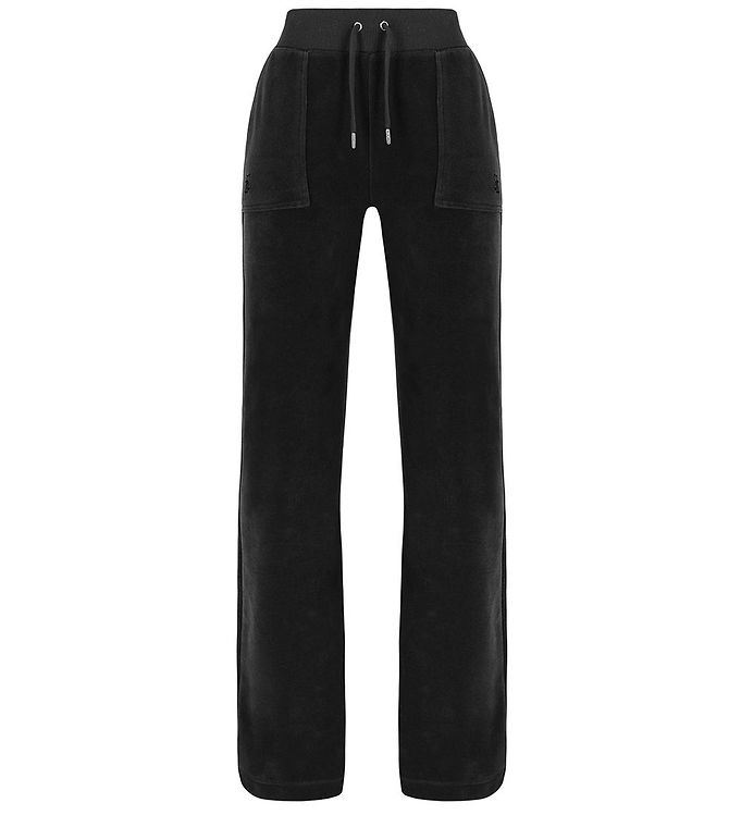 Image of Juicy Couture Bukser - Velour - Black - XXS - Xtra Xtra Small - Juicy Couture - Teen Sweatpants (266164-3587123)
