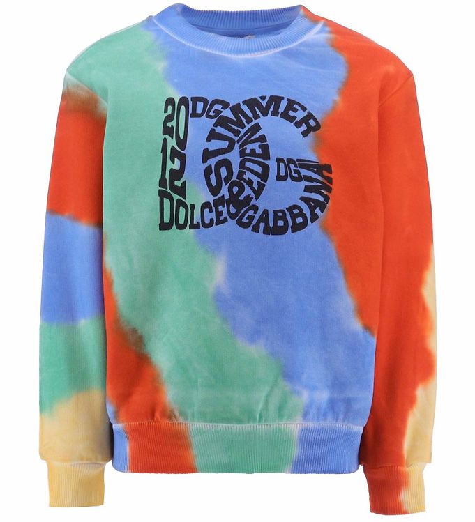 Dolce & Gabbana Sweatee Shirt Eden Multifarvet Print
