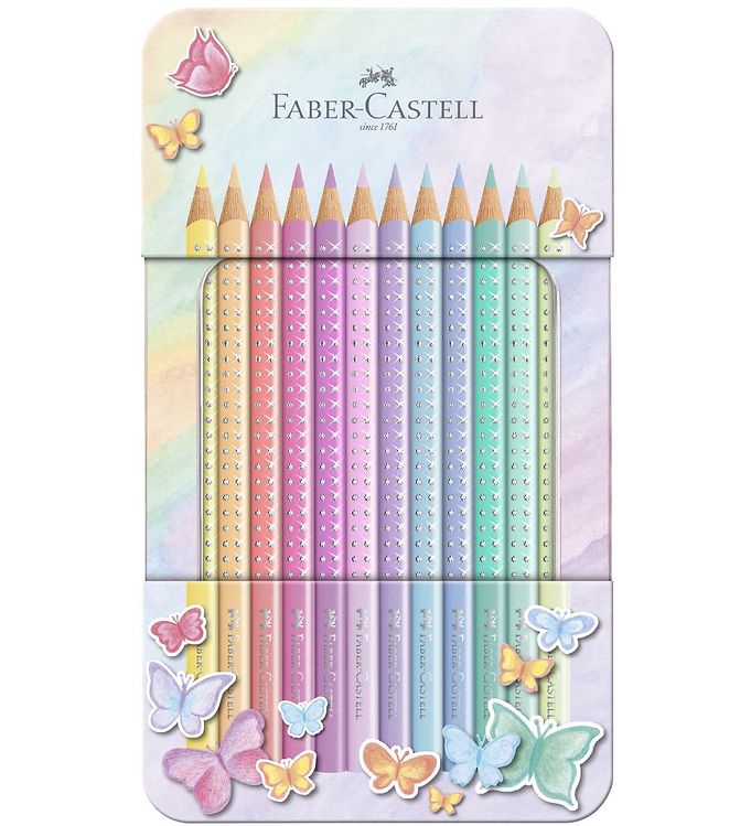 Image of Faber-Castell Farveblyanter - Grip - 12 stk - Pastel (266333-3463007)