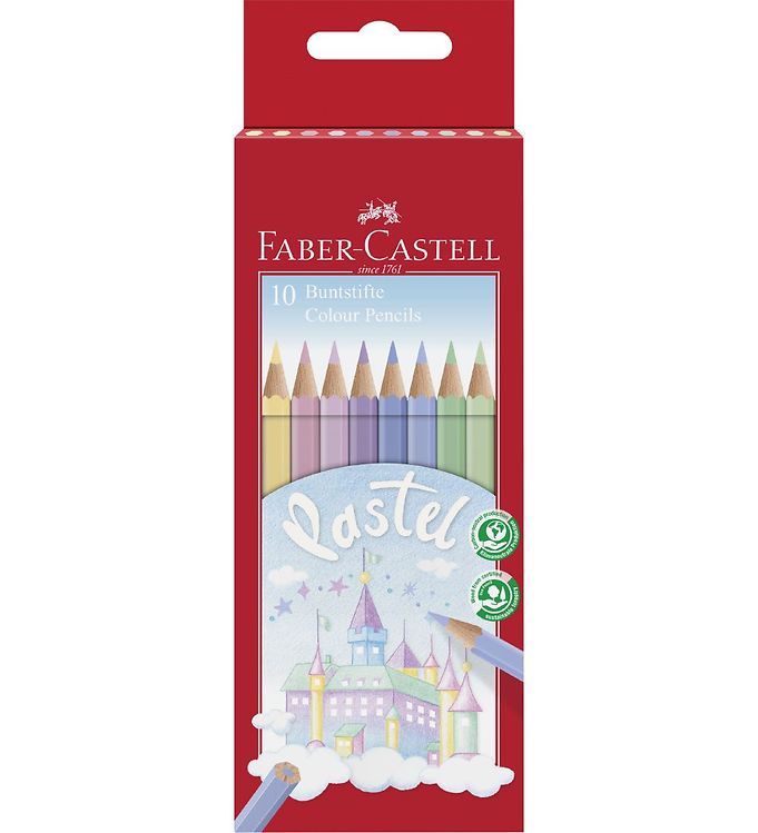 Image of Faber-Castell Farveblyanter - Slot - 10 stk - Pastel (266335-3463009)
