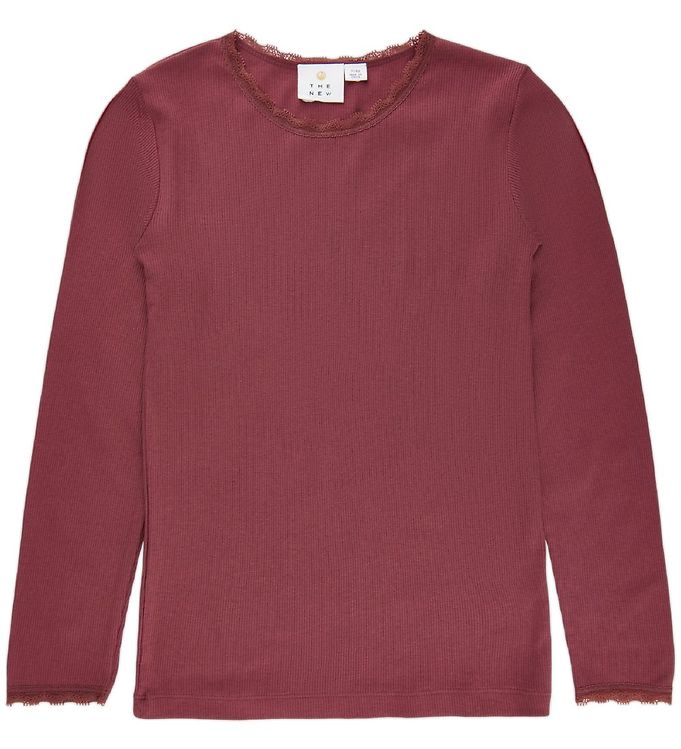 Image of The New Bluse - Bailey - Maroon - 13-14 år (158-164) - The New Bluse (267797-3487952)