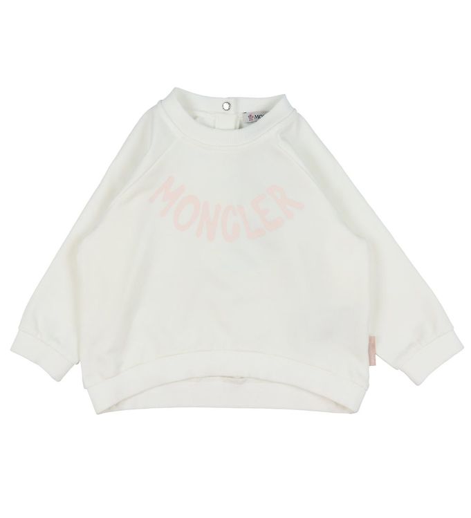 9: Moncler Sweatshirt - Hvid/Rosa