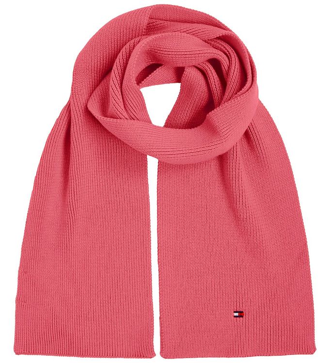 Tommy Hilfiger Tørklæde - Small Flag - Rosa