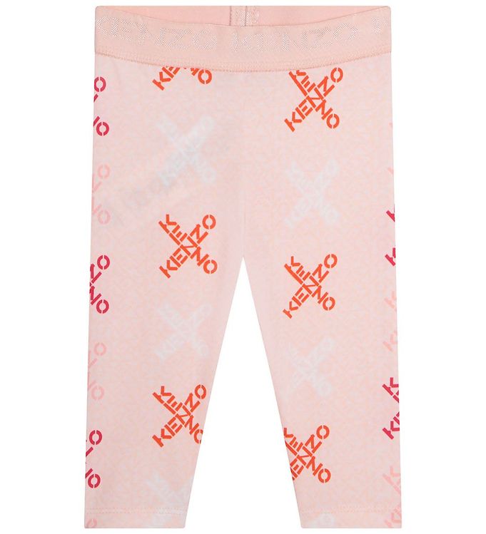 6: Kenzo Leggings - Rosa m. Print