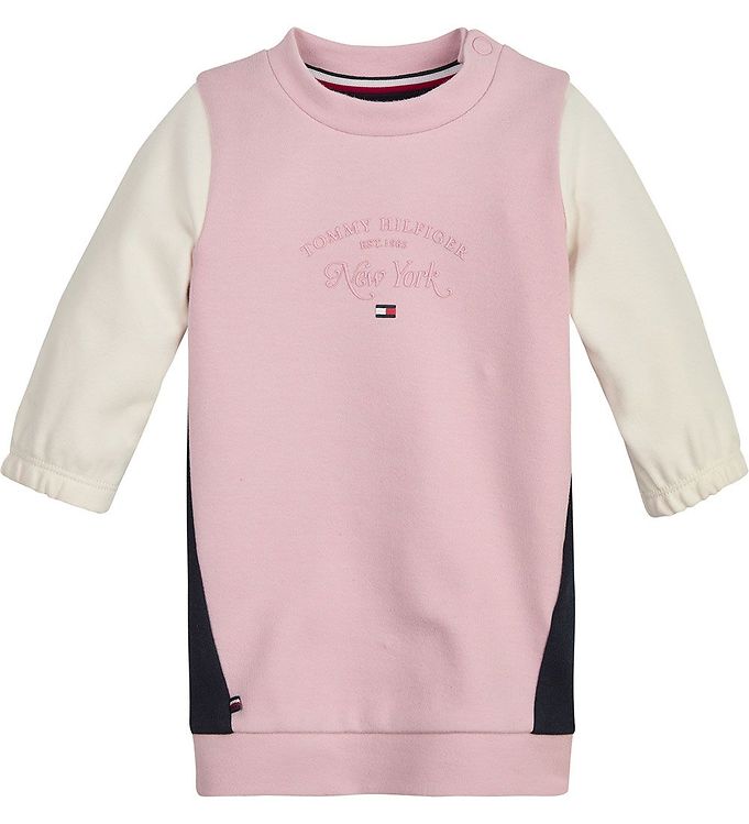 Tommy Hilfiger Kjole - Colourblock Pink Shade female