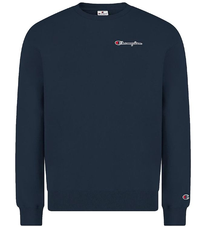 Champion Fashion Sweatshirt Navy m. Logo Fragtfri i Danmark