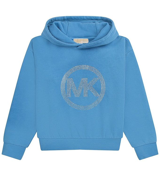 #2 - Michael Kors Hættetrøje - Slate Blue m. Similisten