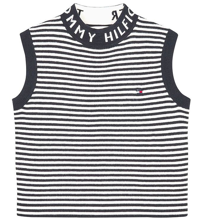 Tommy Hilfiger Top Branded Rib Desert Sky/ancient White