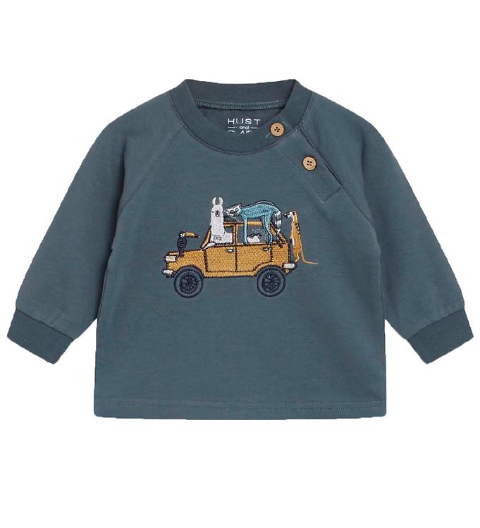 Hust and Claire Sweatshirt - Sylvester - Seaweed m. Bil