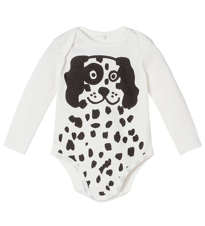 Stella McCartney Kids Body l/æ - Hvid m. Spot Dog