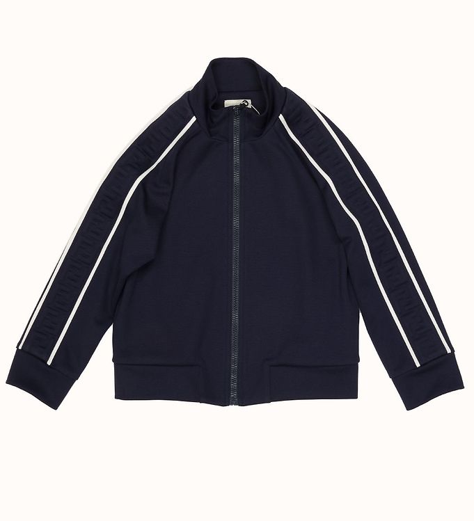 5: Fendi Cardigan - Navy m. Hvid