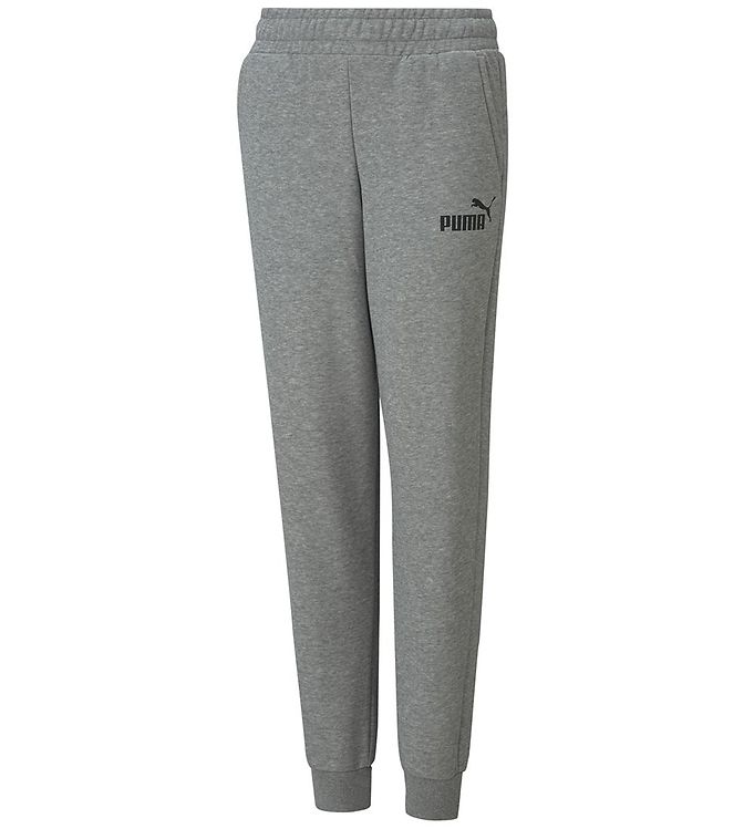 Puma Bukser Ess Logo Gråmeleret