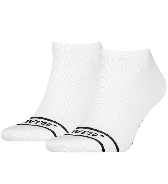8: Levis Strømper - 2-Pak - White