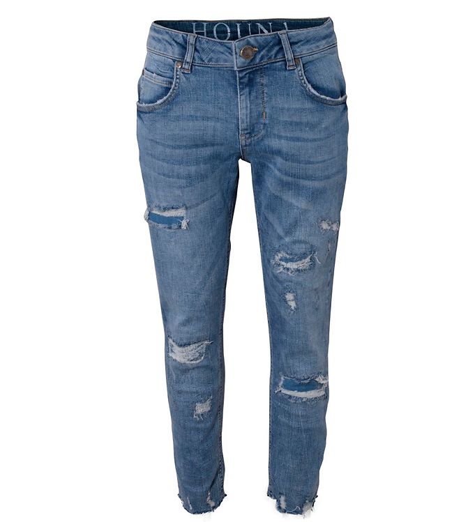 Hound Jeans - Wide - Trashed Blue Denim