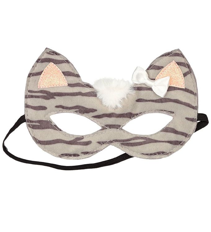 4: Souza Udklædning - Maske - Tiger - Grå