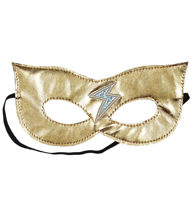 13: Souza Udklædning - Maske - Super Hero - Guld