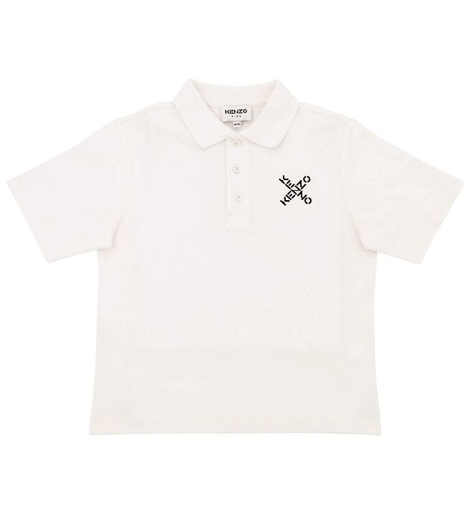 #2 - Kenzo Polo - Off White m. Logo