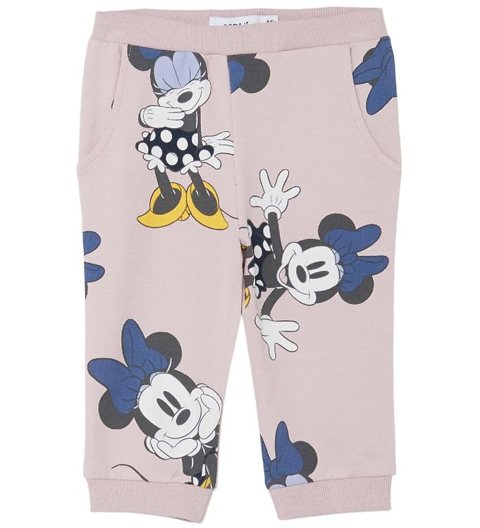 #3 - NAME IT Minnie Mouse Sweatpants Janita Violet Ice