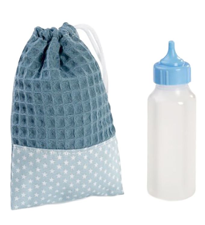 Billede af Asi Dukkesutteflaske i Quiltet Opbevaringspose (Blå)