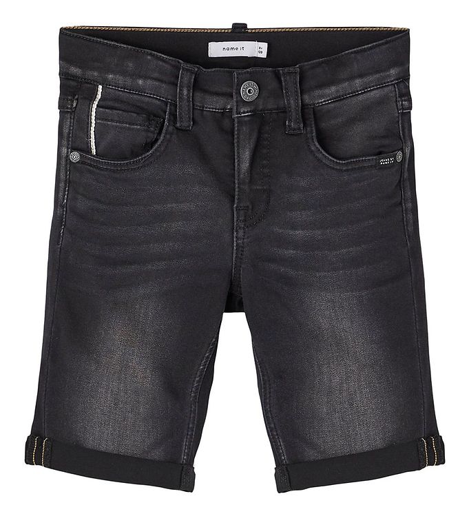 Name It Shorts Denim Noos Nkmtheo Black Denim