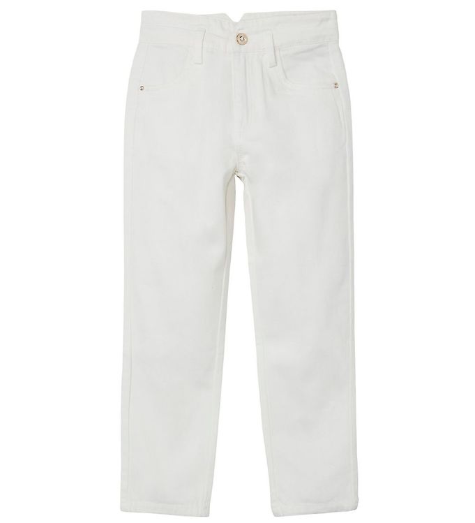 Image of Name It Jeans - NkfBella - Whisper White - 10 år (140) - Name It Bukser - Jeans (250882-2851290)