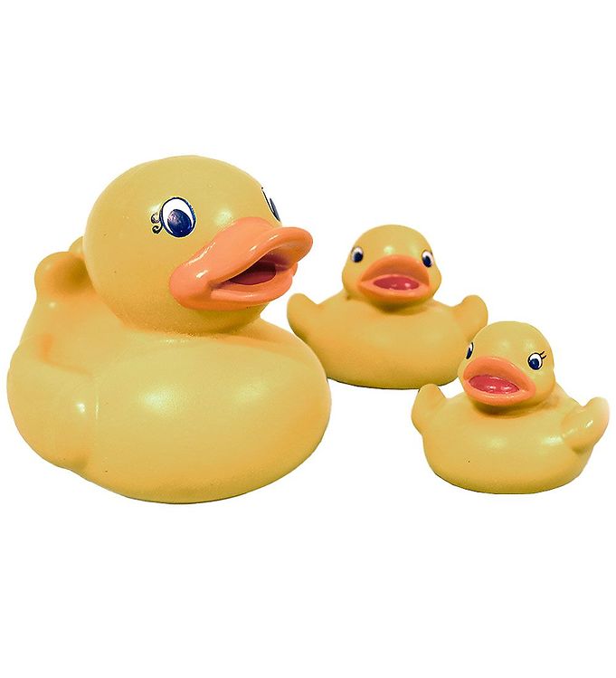 Image of Green Rubber Toys Dyr - 3-pak - Badeænder (254725-2893530)