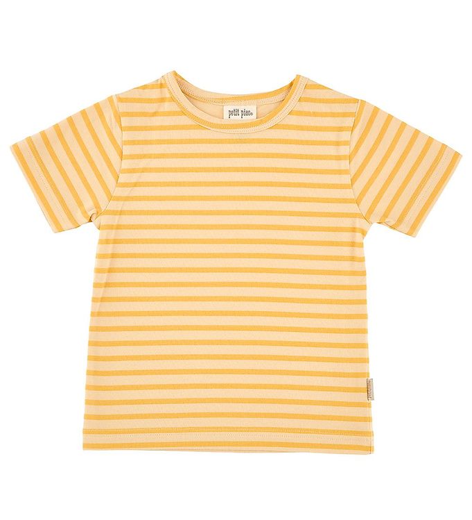 11: Petit Piao T-shirt - Baggy - Yellow Sun Striped