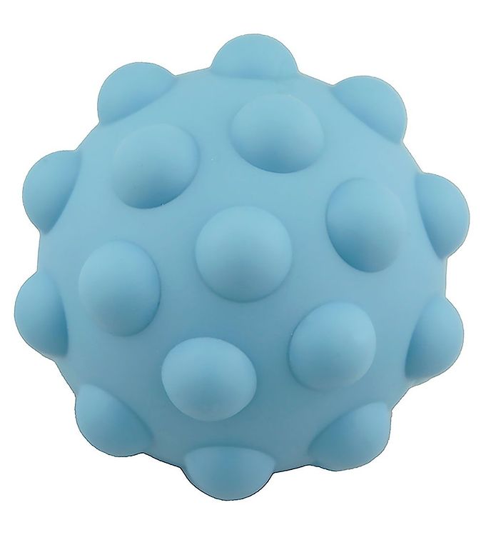 Billede af Tiny Tot Bold - Sensory Silicone Fidget Ball - 10 cm - Babyblue