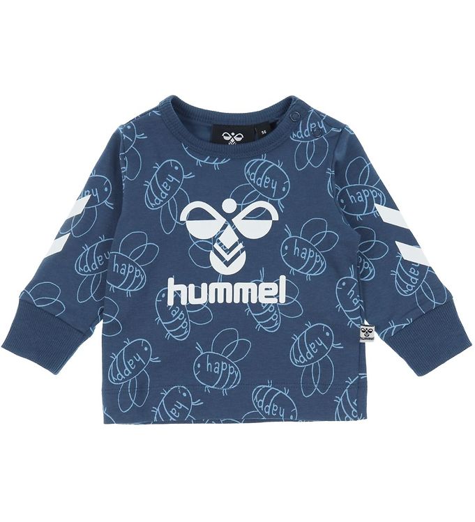 Hummel - hmlCollin - Ensign Blue m. Hvid Fri fragt i DK