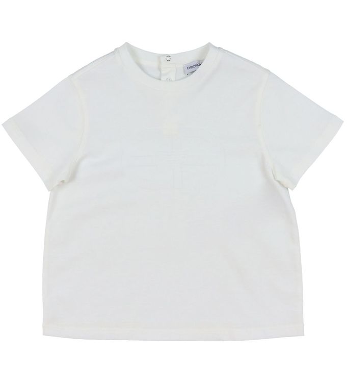 Emporio Armani Tshirt  Bianco Logo