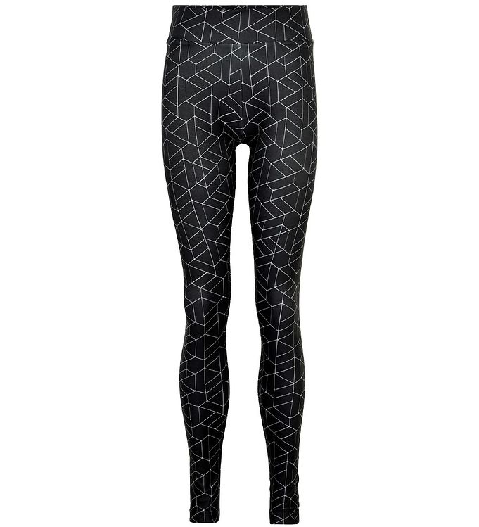 6: Cost:Bart Leggings - CBSira AOP - Black Geometric