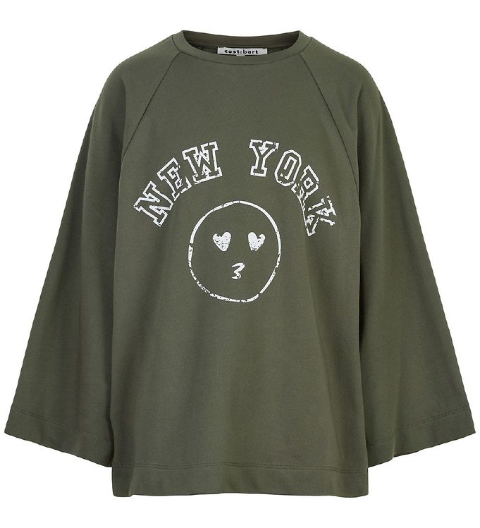 9: Cost:Bart Sweatshirt - Oversize - CBSol - Deep Lichen Green