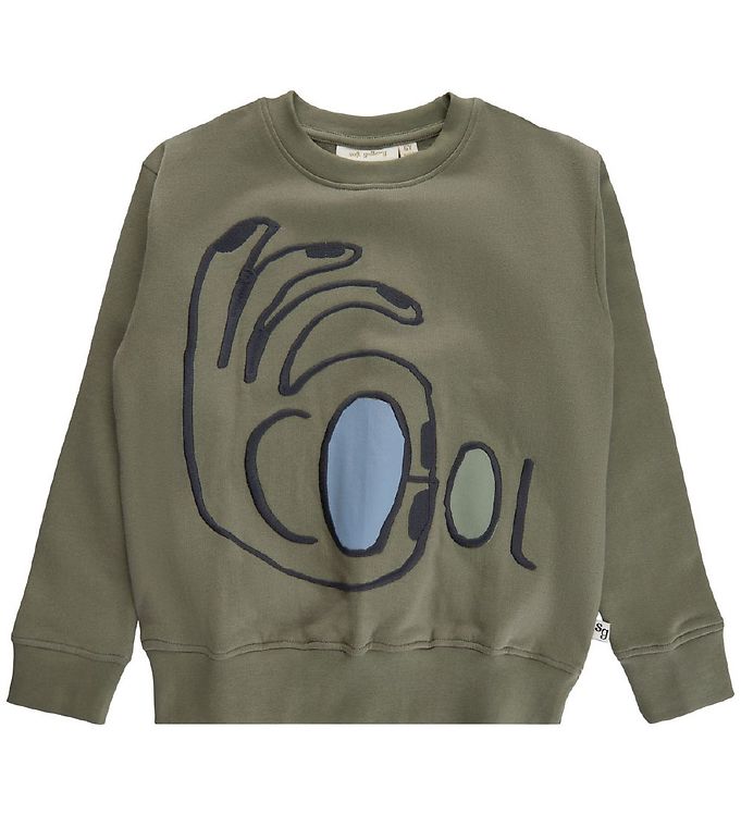 5: Soft Gallery Sweatshirt - SgBaptiste - Deep Lichen Green