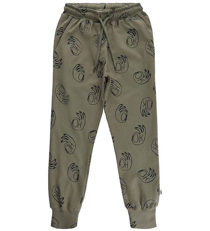 Image of Soft Gallery Sweatpants - SgBecket - Deep Lichen Green - 7 år (122) - Soft Gallery Bukser - Bomuld (270618-3539752)