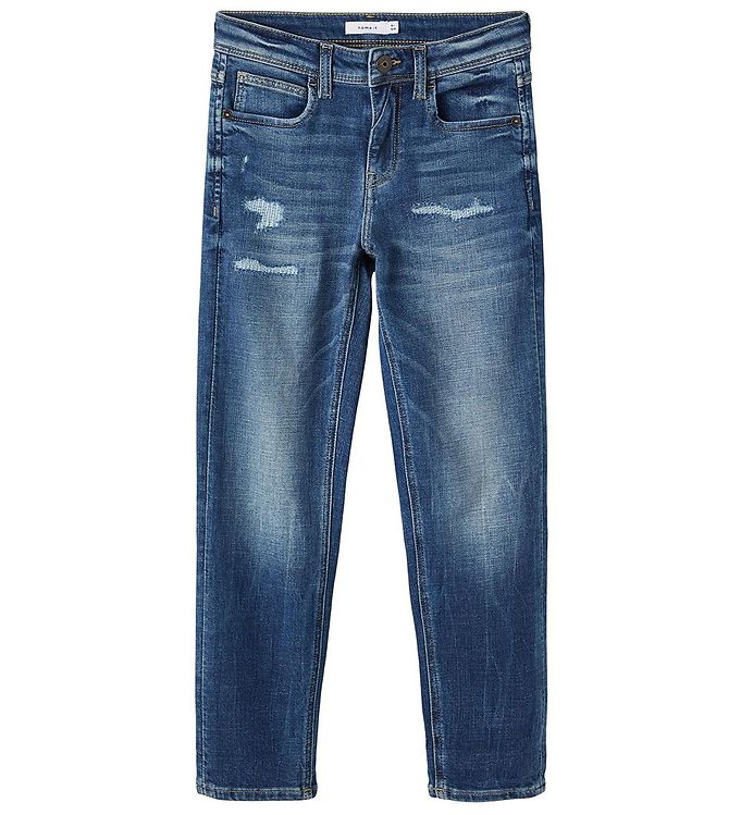 Image of Name It Jeans - Noos - NkmChris - Medium Blue Denim - 12 år (152) - Name It Jeans (269665-3519770)