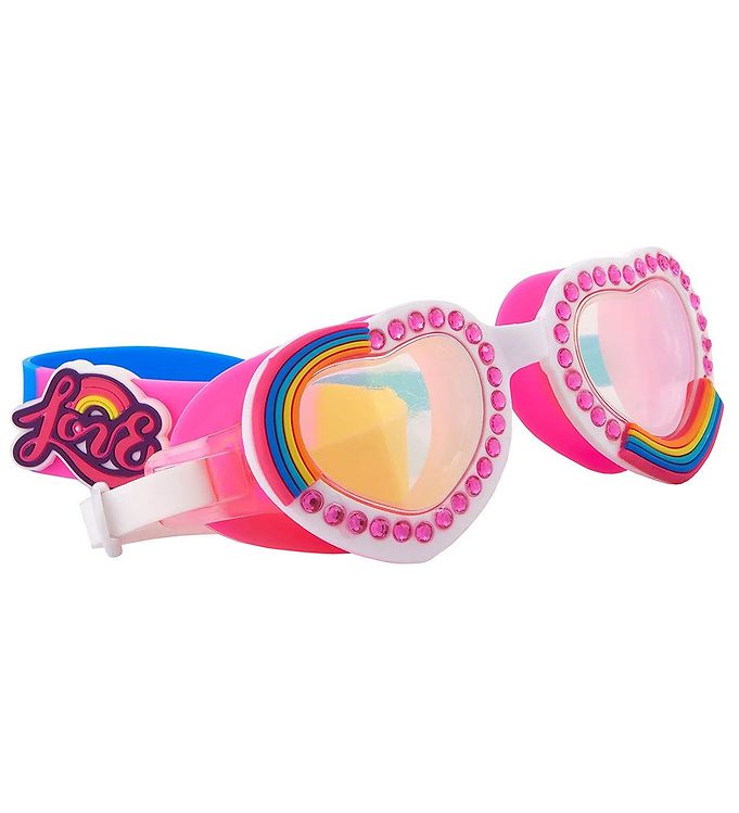 Billede af Bling2o Svømmebriller - All You Need Is Love - Rainbow Love - OneSize - Bling2o Svømmebriller