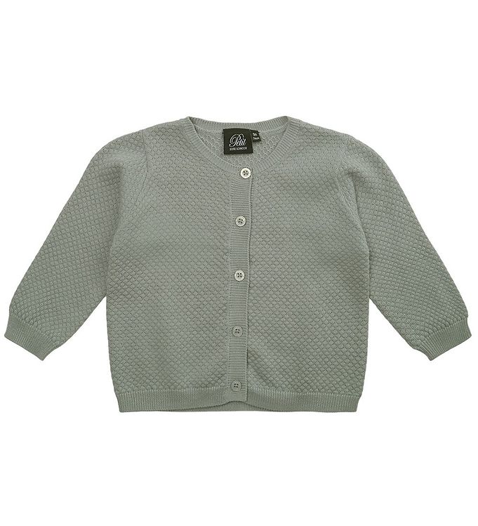 8: Petit by Sofie Schnoor Cardigan - Strik - Dusty Blue