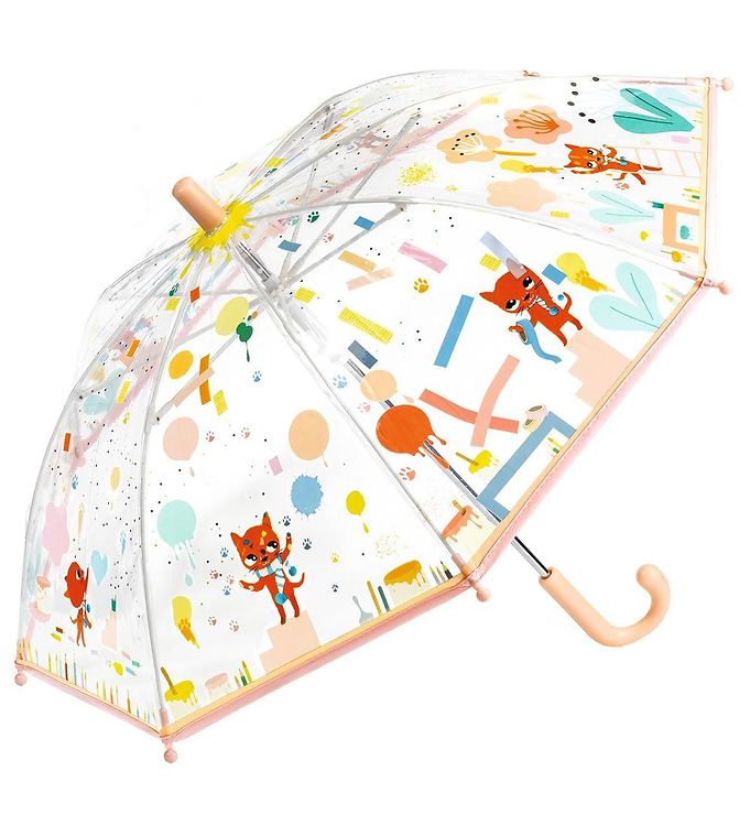 Djeco Paraply til Børn - Lyserød