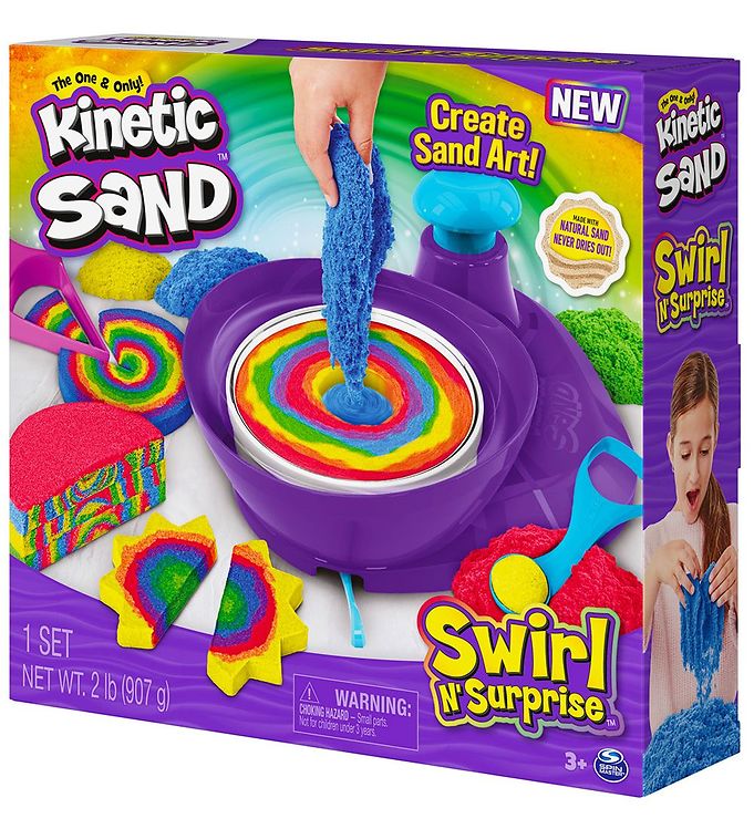 Image of Kinetic Sand - Swirl N Surprice (273770-3593231)