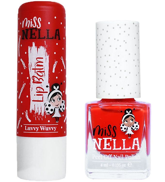 11: Miss Nella Lip Balm LUVVY WUVVY + Neglelak Strawberry Mâ Creame