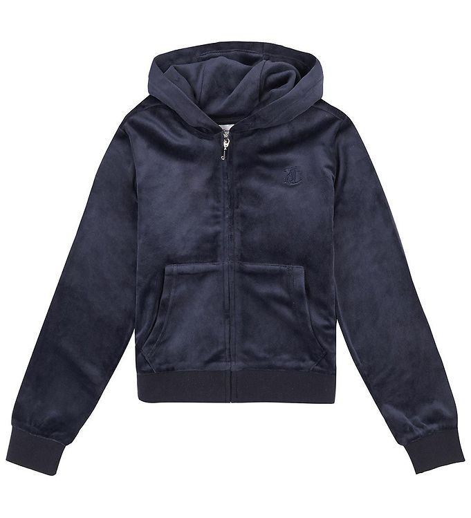 Image of Juicy Couture Cardigan - Velour - Night Sky - 10-11 år (140-146) - Juicy Couture - Kids Cardigan (274894-3834385)