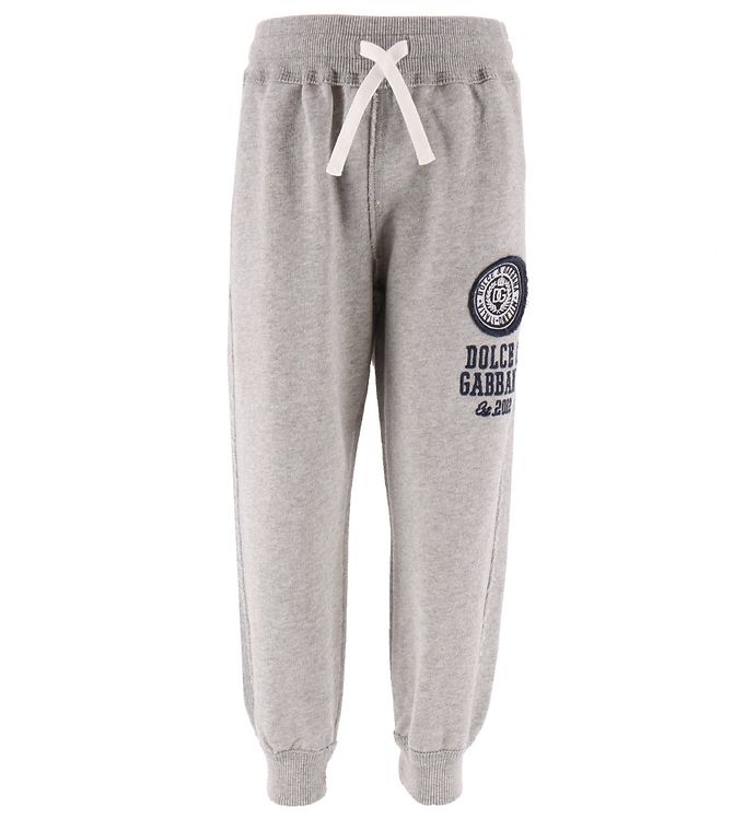 11: Dolce & Gabbana Sweatpants - Back To School Gym - Gråmeleret m.