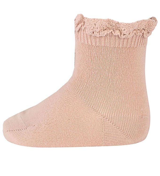 10: Condor Strømper m. Blondekant - Rosa
